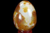 Colorful Carnelian Agate Egg - Madagascar #98575-1